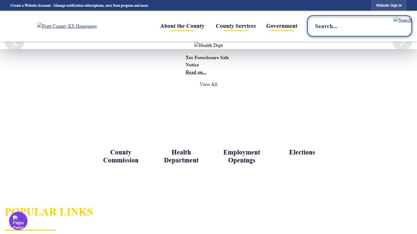 Pratt County, KS - Official Website | Official Website